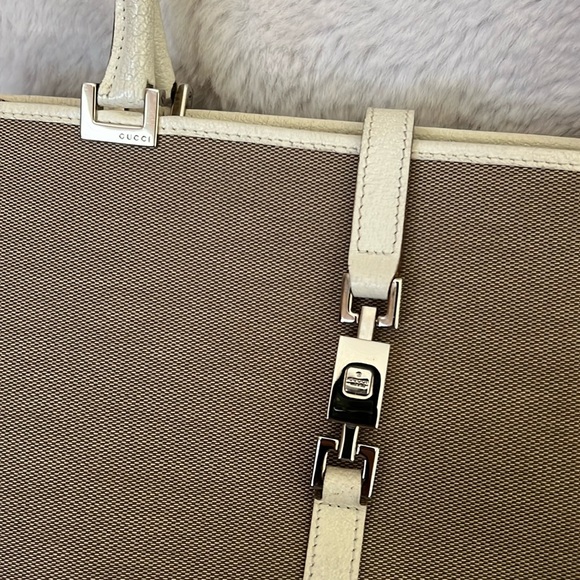 VTG Gucci Jackie Piston Lock Tote - Picture 2 of 9